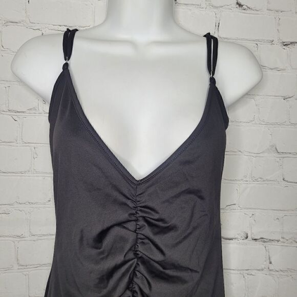 Women's Bodycon Deep V Mini Dress Medium - Picture 2 of 4